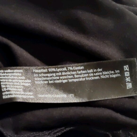 New Eileen Fisher Black Long Sleeve Shirt Top Tunique XXS to S Made in USA - Picture 7 of 9